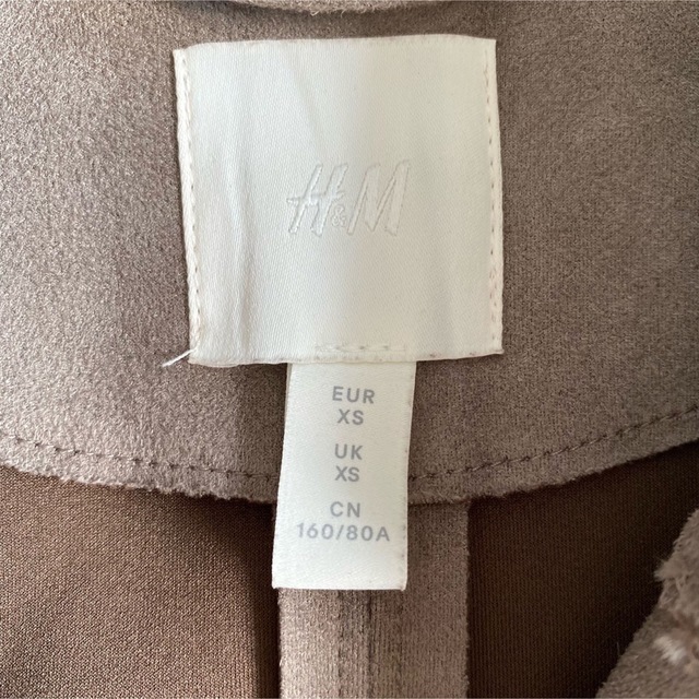 ZARA(ザラ)の【あやの様専用】H&M♡グレージュ♡スエードロングコート レディースのジャケット/アウター(ロングコート)の商品写真