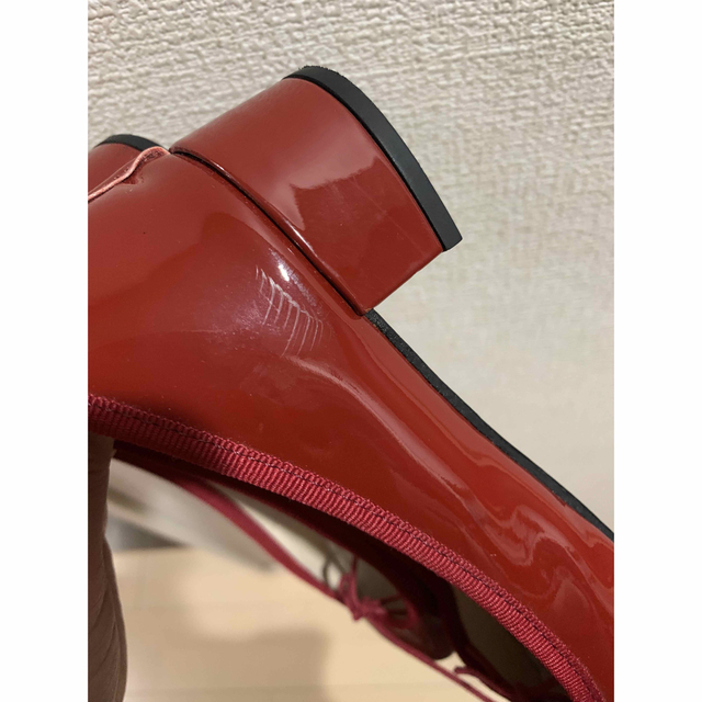 repetto(レペット)のレペット　バレエシューズ　赤　パンプス レディースの靴/シューズ(バレエシューズ)の商品写真