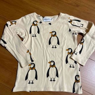 コドモビームス(こども ビームス)のmini rodini ペンギン柄ロンT サイズ104-110(Tシャツ/カットソー)