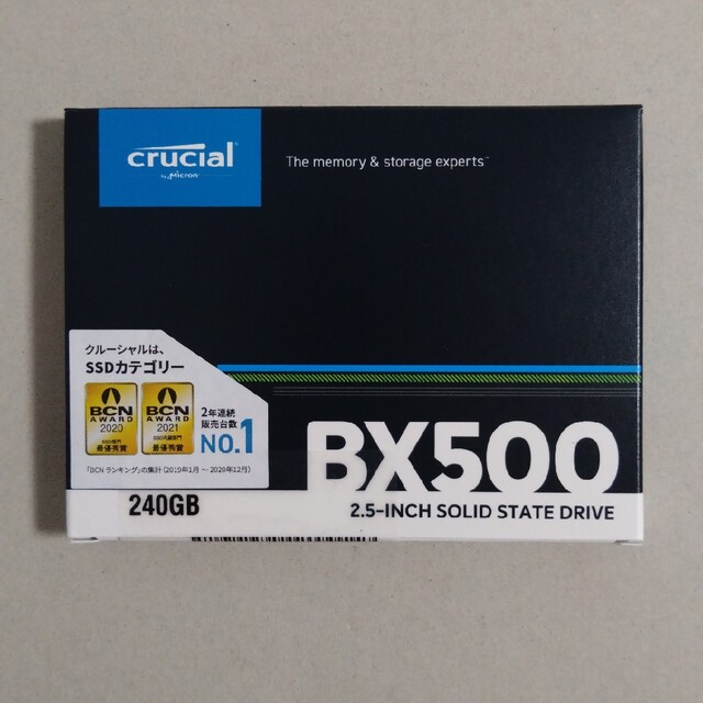 新品 Crucial SSD 240GB CT240BX500SSD1JP | フリマアプリ ラクマ