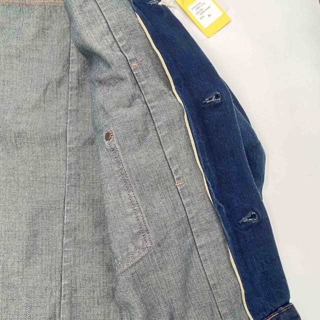 chimala(チマラ)のchimala チマラ デニムジャケット XL ブルー 新品未使用 メンズのジャケット/アウター(Gジャン/デニムジャケット)の商品写真
