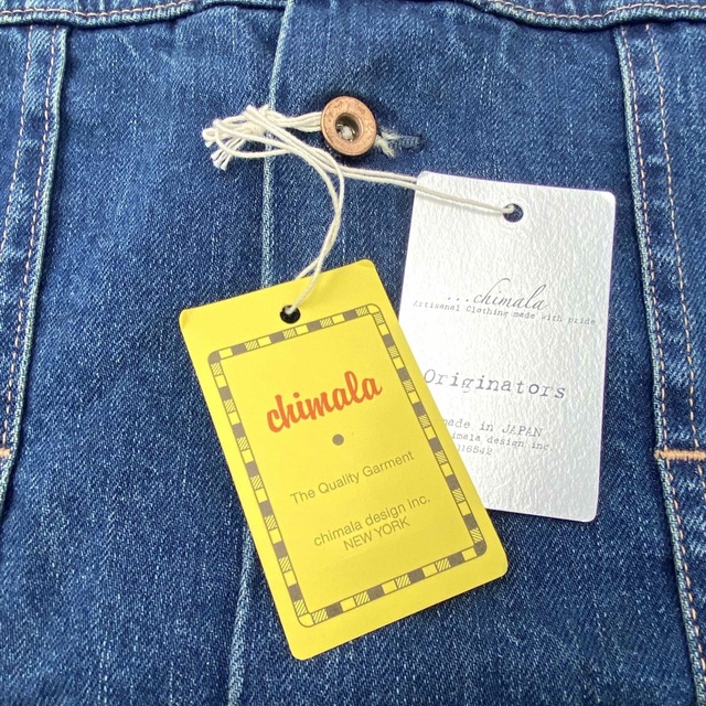 chimala(チマラ)のchimala チマラ デニムジャケット XL ブルー 新品未使用 メンズのジャケット/アウター(Gジャン/デニムジャケット)の商品写真