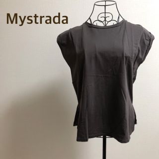 Mystrada★マイストラーダ★【美品】★クールネックカットソー(Tシャツ/カットソー(半袖/袖なし))