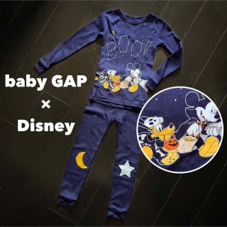 ベビーギャップ(babyGAP)のベビーギャップ×ディズニー【2回着用】110cm ミッキーマウスパジャマ(パジャマ)