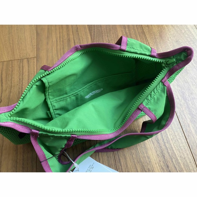 【新品タグ付】MESH EMBROIDERYTOTE シアタープロダクツ トート 3