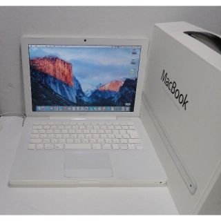 アップル(Apple)のMacBook　A1181　Mid 2009　OS 10.11 & 10.6(ノートPC)