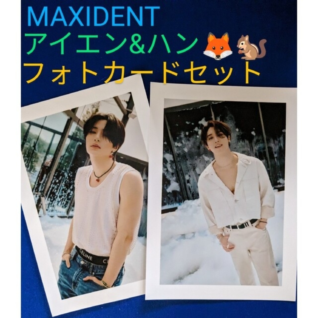 Stray Kids(ストレイキッズ)のStray Kids MAXIDENT アイエン&ハンセット【お値下げ中】 エンタメ/ホビーの雑誌(アート/エンタメ/ホビー)の商品写真