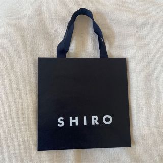 シロ(shiro)のshiroの紙袋(ショップ袋)