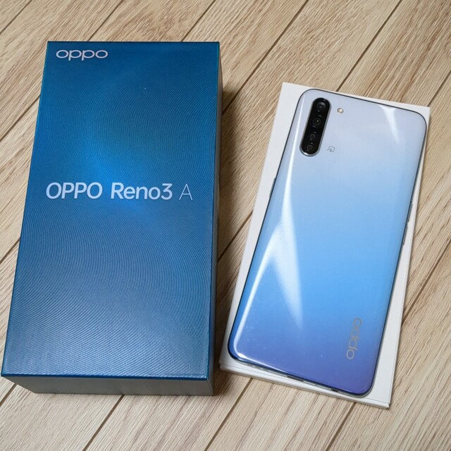 新品 OPPO Reno3Ａ SIMﾌﾘｰ ﾎﾜｲﾄ Y!mobile版