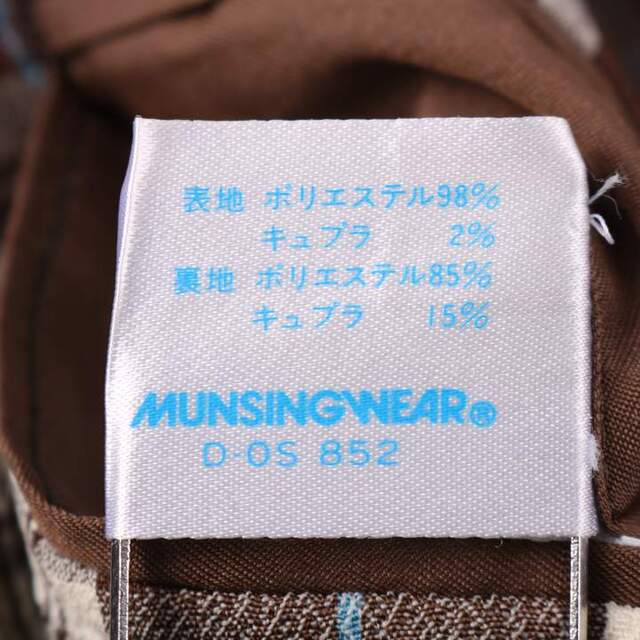 Munsingwear - マンシングウェア テーラードジャケット チェック 胸