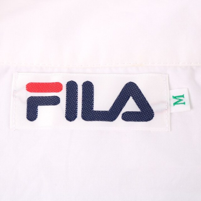 FILA(フィラ)のフィラ スイングトップ フルジップ ロゴ ジャケット ブルゾン トップス スポーツウェア レディース Mサイズ ホワイト FILA レディースのジャケット/アウター(その他)の商品写真