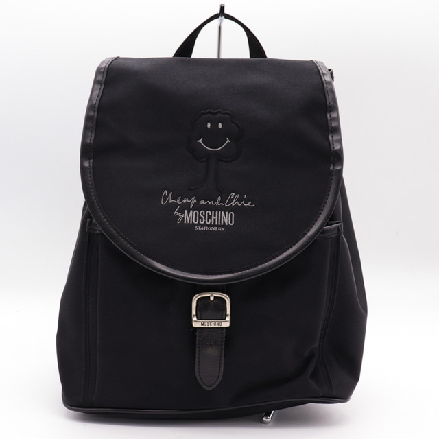 モスキーノ リュックサック デイパック ロゴ シンプル ブランド 鞄 黒 レディース ブラック MOSCHINO | フリマアプリ ラクマ
