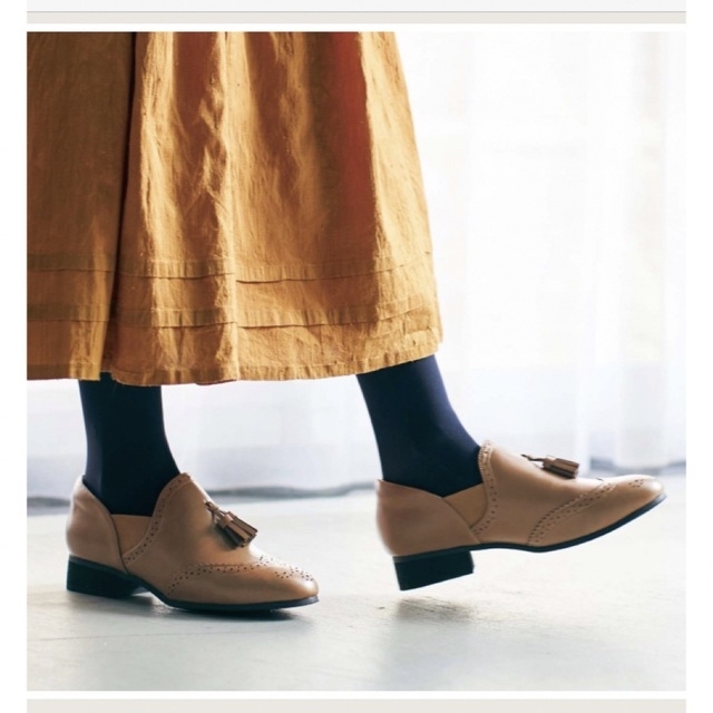FELISSIMO(フェリシモ)のフェリシモ　ウィングチップドクターシューズ レディースの靴/シューズ(ローファー/革靴)の商品写真