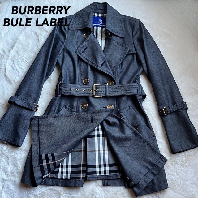 BURBERRY BLUE LABEL - 美品♡Burberry ブルーレーベル トレンチコート 