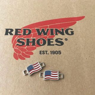 レッドウィング(REDWING)の【レッドウィング】純正レースキーパー(シルバー星条旗) 2個1組 [非売品](ブーツ)