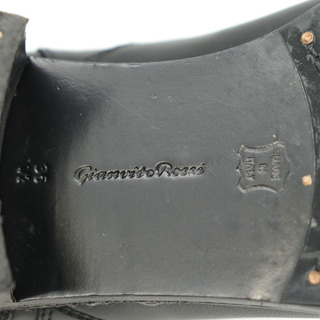 ジャンヴィトロッシ ショートブーツ ハーフブーツ 本革レザー 伊製 ブランド 靴 黒 レディース 36.5サイズ ブラック Gianvito Rossi