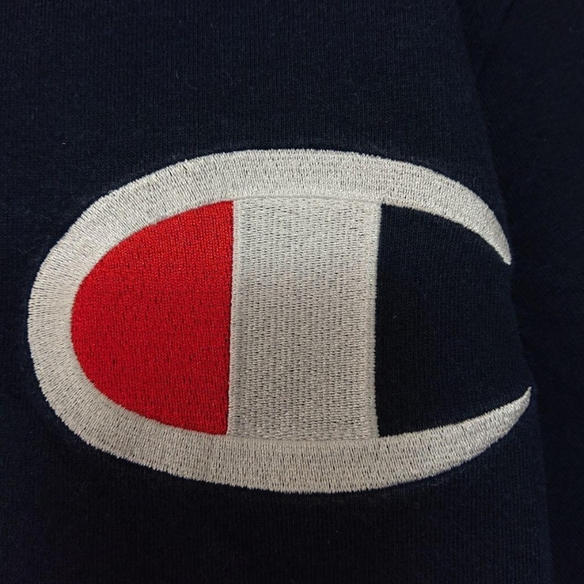 Champion(チャンピオン)のChampion チャンピオン ネイビー Tシャツ デカロゴ ビッグロゴ 目 メンズのトップス(Tシャツ/カットソー(半袖/袖なし))の商品写真
