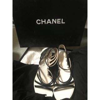 シャネル(CHANEL)の「新品・未使用」CHANEL ウェッジサンダル23cm(36サイズ)(サンダル)