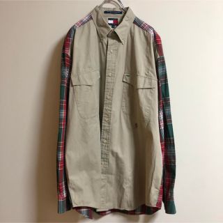 トミーヒルフィガー(TOMMY HILFIGER)の90's TOMMY HILFIGER 切り替えBDシャツ(シャツ)