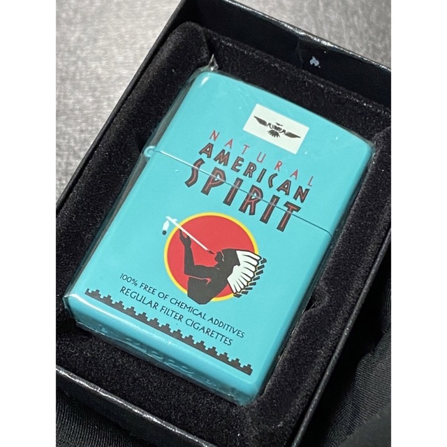 zippo アメリカンスピリット ターコイズ 限定品 希少モデル 2004年製 ...