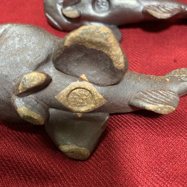 工房茶碗屋 泥魚 松尾昭典:作品 4匹セット