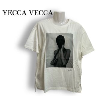 イェッカヴェッカ(YECCA VECCA)の【新品タグ付き】YECCA VECCA  Tシャツ  プリント 白 フリー(Tシャツ(半袖/袖なし))