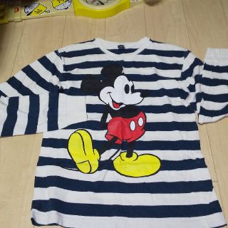 ディズニー(Disney)のミッキーマウス　長袖Ｔシャツ(Tシャツ/カットソー(七分/長袖))