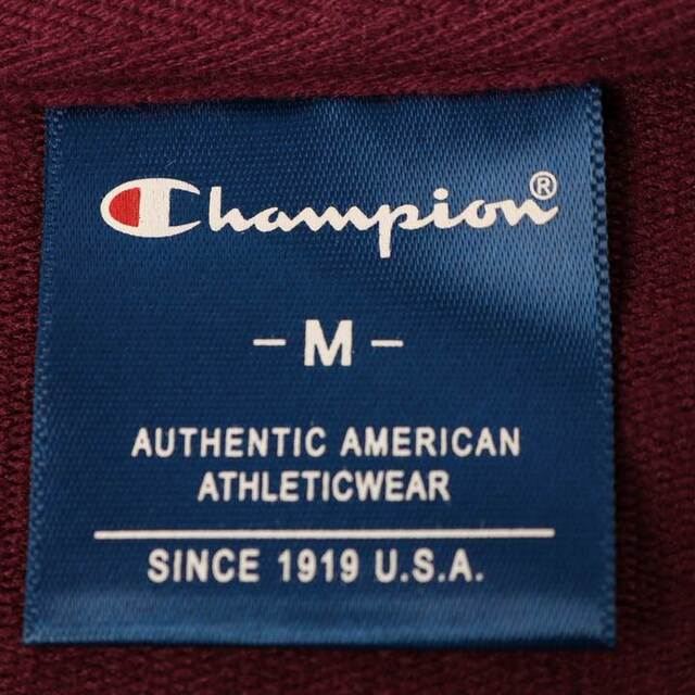 Champion(チャンピオン)のチャンピオン ロゴパーカー 長袖 フルジップ トップス スポーツウェア スウェット スエット レディース Mサイズ パープル Champion レディースのトップス(パーカー)の商品写真