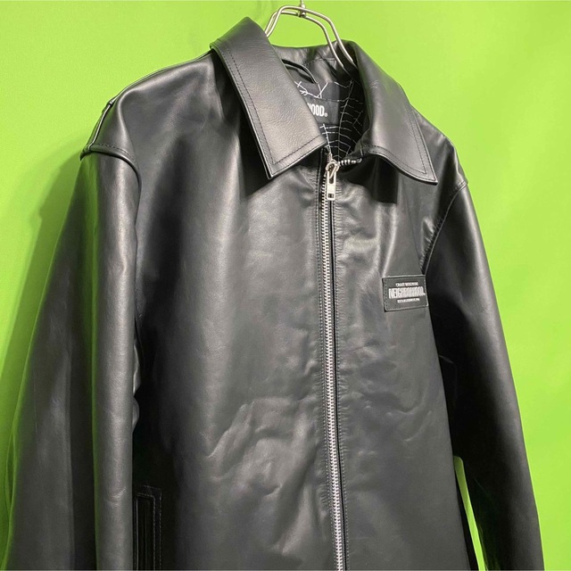 NEIGHBORHOOD SINGLE LEATHER JACKET ネイバーフッド 23ss シングルレザージャケット 231SZNH-JKM01【004】【岩】