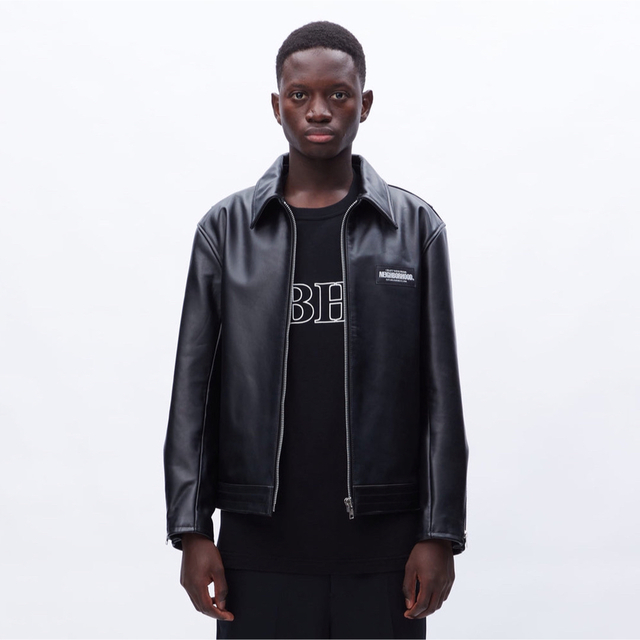 23SS NEIGHBORHOOD SINGLE LEATHER JACKET