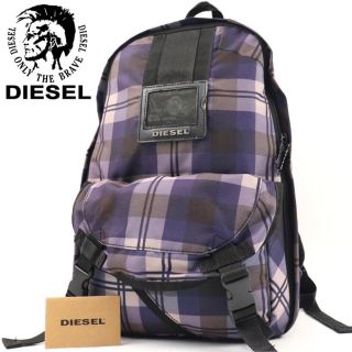 ディーゼル(DIESEL)のけんじ様専用★美品★ディーゼル　DIESEL バックパック リュック チェック柄(バッグパック/リュック)