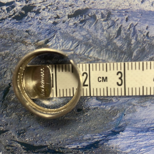 サイズ調整可能 シルバー925 ユニセックス変形デザイン シルバーリング メンズのアクセサリー(リング(指輪))の商品写真