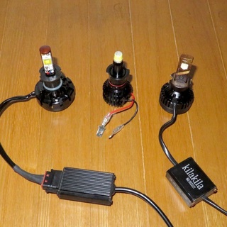 H3/H3c/H3d LED ヘッドライト/フォグライト(中古）(汎用パーツ)