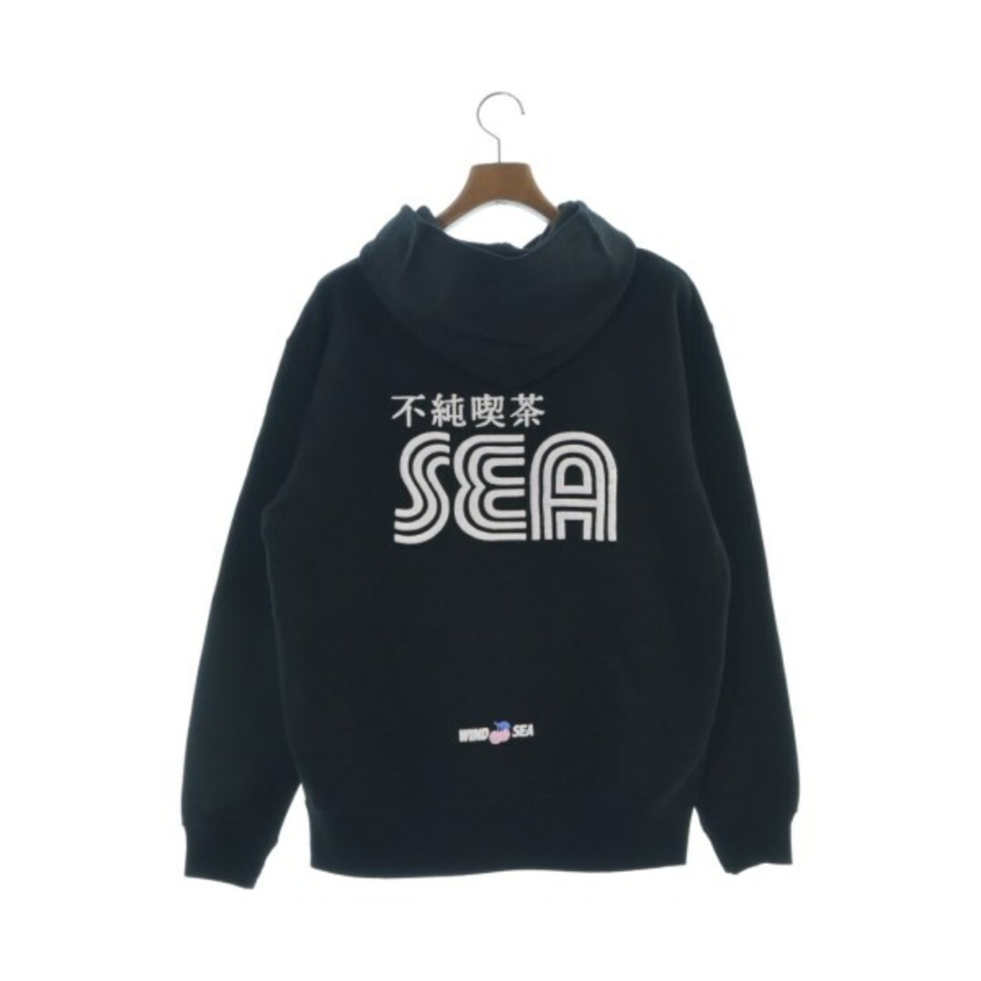 WIND AND SEA ウィンダンシー パーカー XL 黒 【古着】【中古】