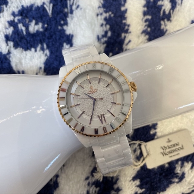 Vivienne Westwood(ヴィヴィアンウエストウッド)の新品ヴィヴィアンウエストウッドセラミックダイバーズウォッチ40mmペアウォッチ メンズの時計(腕時計(アナログ))の商品写真