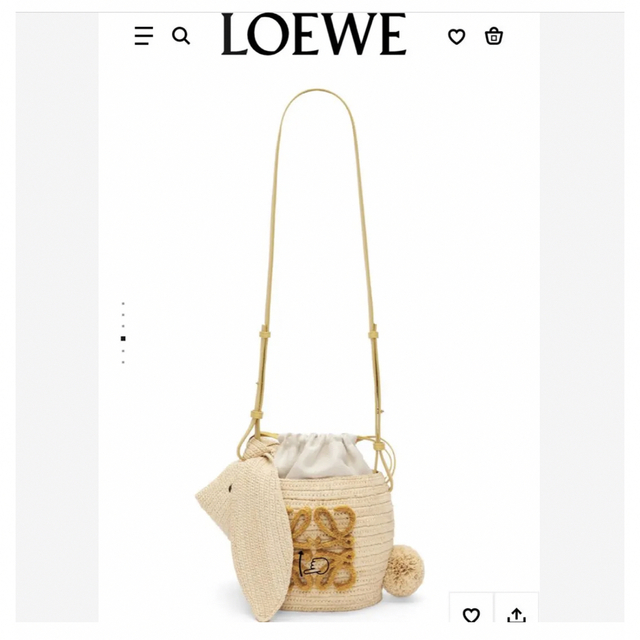 値下げ交渉可　LOEWE カゴバッグS