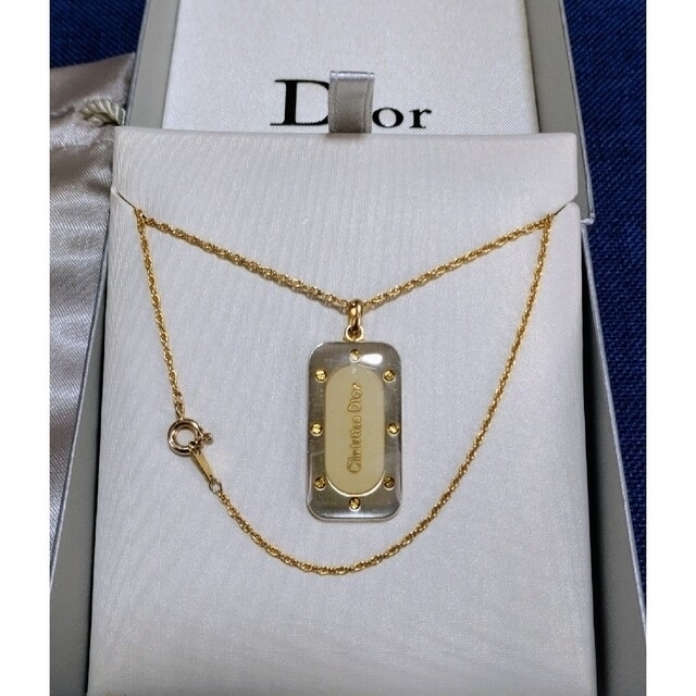 に値下げ！ 最終SALE ほぼ未使用】Christian Dior ネックレス プレート