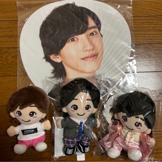 ジャニーズ(Johnny's)のなにわ男子 道枝駿佑 うちわ ちびぬい セット(アイドルグッズ)