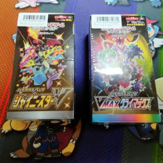 ポケモン(ポケモン)の【ヒロ様専】ポケカ  未開封BOX  シャイニースターV、Vmaxクライマックス(Box/デッキ/パック)