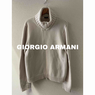 ジョルジオアルマーニ(Giorgio Armani)のGIORGIO ARMANI ジョルジオアルマーニ　ドライバーズニット　ニット(ニット/セーター)