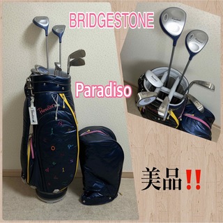 BRIDGESTONE - 人気‼️【美品】パラディーゾ　レディース ゴルフ クラブセット/キャディバッグ