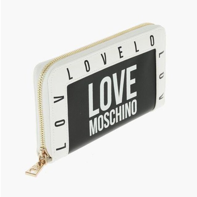 LOVE MOSCHINO ラブモスキーノ 長財布 ブラック ホワイト