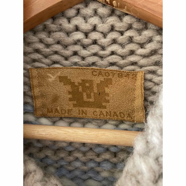 KANATA(カナタ)のCANADIAN SWEATWEAR カウチンニット　ニット　カーディガン メンズのトップス(ニット/セーター)の商品写真