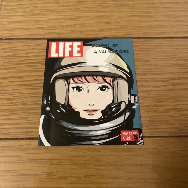 Backside works. VALIANT GIRL ステッカー エンタメ/ホビーのアート用品(その他)の商品写真