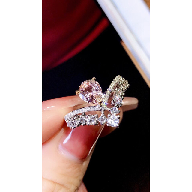 天然 サファイア ダイヤ リング1.1ct k18 ¥ - リング(指輪)