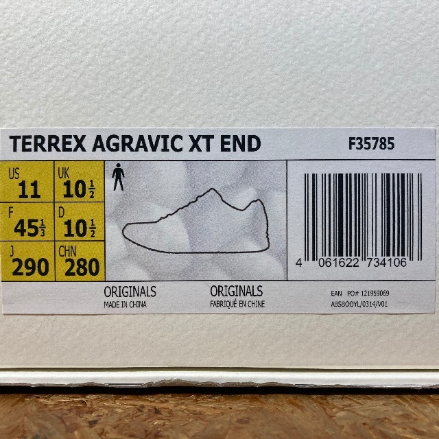 adidas TERREX AGRAVIC XT END US11 29cm
