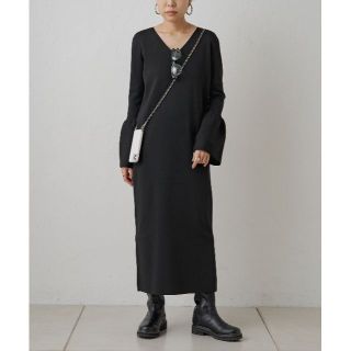 Loungedress ラウンジドレス ブークレニットワンピース ロング