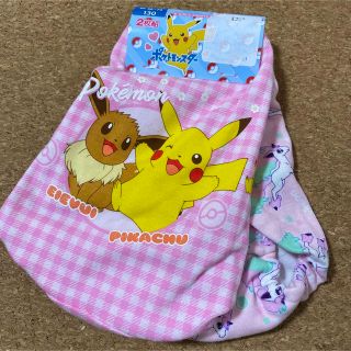 ポケモン(ポケモン)の新品タグ付き130下着肌着ショーツパンツ2枚　ポケモン.15(下着)