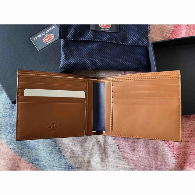Giorgio Armani - ジョルジオ アルマーニ×ブガッティ 二つ折り財布