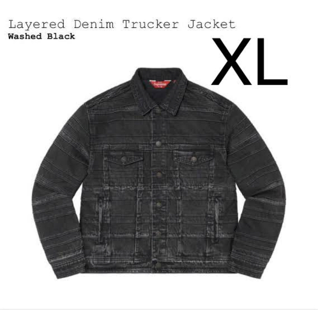 Supreme Layered Denim Trucker Jacket Supreme Layered Denim Trucker Jacket